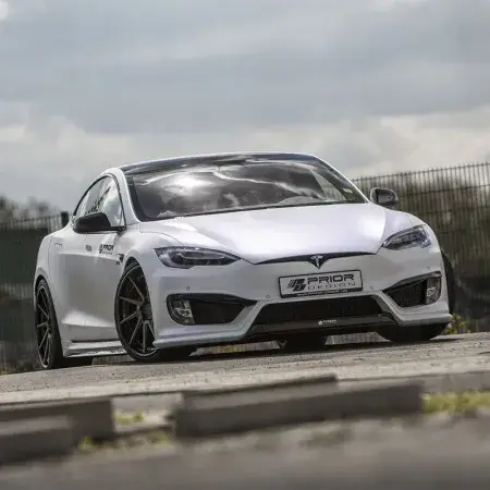 Pare-Chocs Avant avec lame PRIOR Design Tesla Model S (2016+) Prix Promo