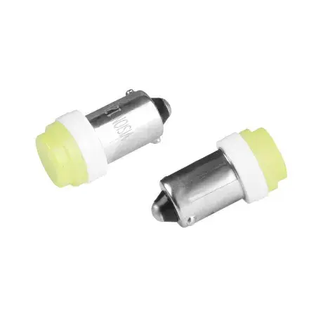 Ampoule LED T4W BA9s 12V 1x COB, blanche, 2 pièces Vision Affaire À Saisir