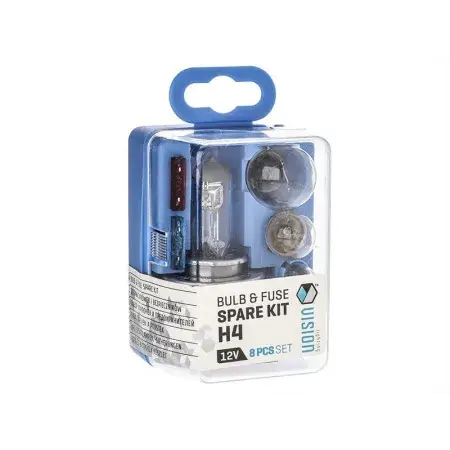 Coffret d'ampoules VISION H4 12V / 8 éléments Certifié
