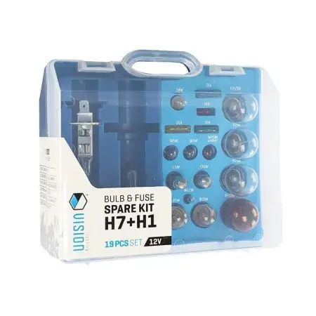 Coffret d'ampoules VISION H7 + H1 12V + 17 éléments Retour Gratuit