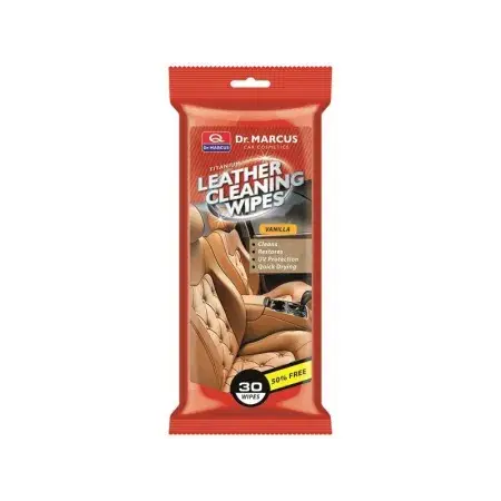 Remise Lingettes nettoyantes pour le cuir, 30 pièces Vanille