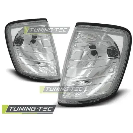 Clignotants Avant Chrome MERCEDES W124 Classe E 01.85-06.95 Satisfait Ou Remboursé