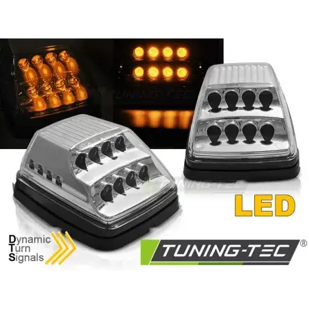 Promotion Clignotants Avant LED Chrome SEQ MERCEDES Classe G W463 90-12