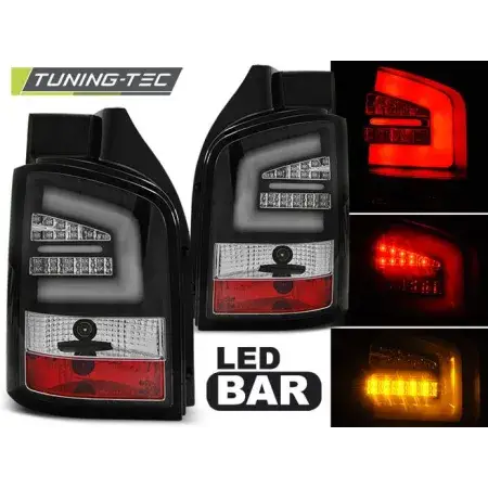 Feux Arrière Barre LED Noir VW T5 04.03-09 Authentique