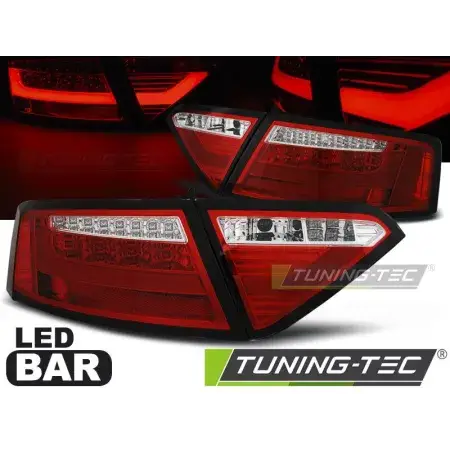 Authentique Feux Arrière Barre LED Rouge Blanc AUDI A5 07-06.11