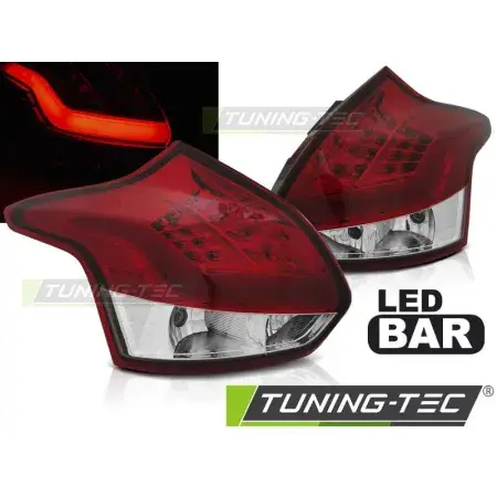 Prix Bas Feux Arrière Barre LED Rouge Blanc FORD FOCUS 3 11-10.14 HATCHBACK