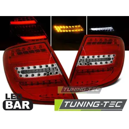 Feux Arrière Barre LED Rouge Blanc MERCEDES Classe C W204 KOMBI 07-10 Expédié Aujourd’hui