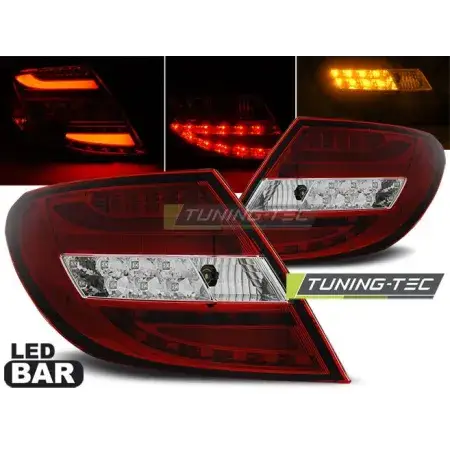Petit Prix Feux Arrière Barre LED Rouge Blanc MERCEDES Classe C W204 SEDAN 07-10