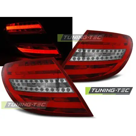 Must-Have Feux Arrière Barre LED Rouge Blanc MERCEDES Classe C W204 SEDAN 07-10