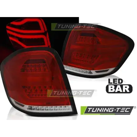 Expédition Rapide Feux Arrière Barre LED Rouge Blanc MERCEDES Classe M W164 05-08