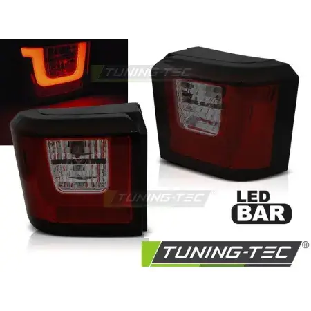 Remise Feux Arrière Barre LED Rouge Smoke VW T4 90-03.03