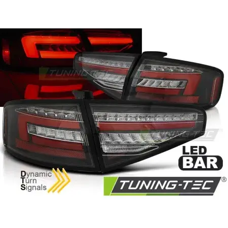 Achat Immédiat Feux Arrière Barre LED SEQ Noir AUDI A4 B8 12-15 SEDAN Ampoule OEM