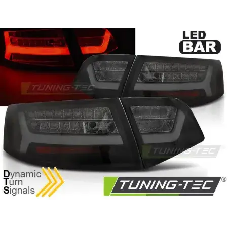 Commande En Gros Feux Arrière Barre LED SEQ Noir Smoke AUDI A6 08-11 SEDAN