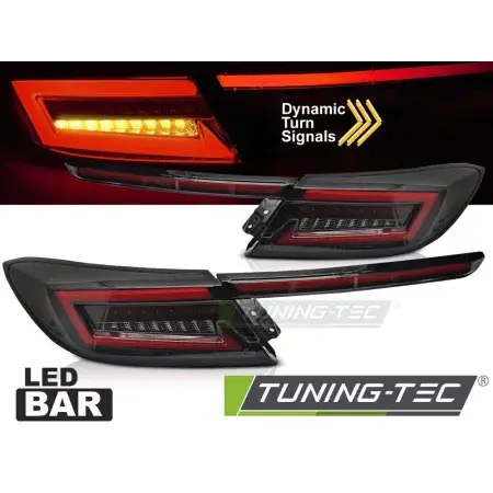 Feux Arrière Barre LED SEQ Noir Smoke TOYOTA GR86 21- Prix Réduit