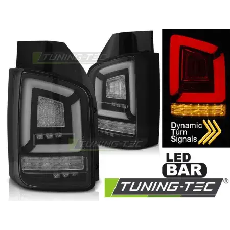 Solde Feux Arrière Barre LED SEQ Noir VW T5 10-15