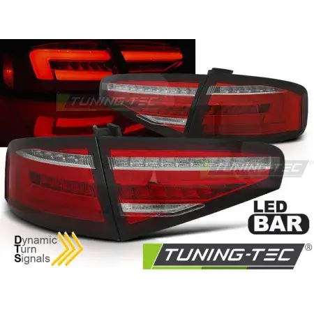 Acheter En Ligne Feux Arrière Barre LED SEQ Rouge Blanc AUDI A4 B8 12-15 SEDAN Ampoule OEM
