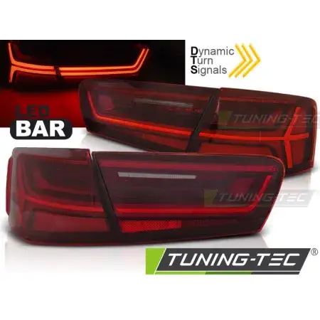 Réduction Feux Arrière Barre LED SEQ Rouge Blanc AUDI A6 C7 11-14 LIMOUSINE