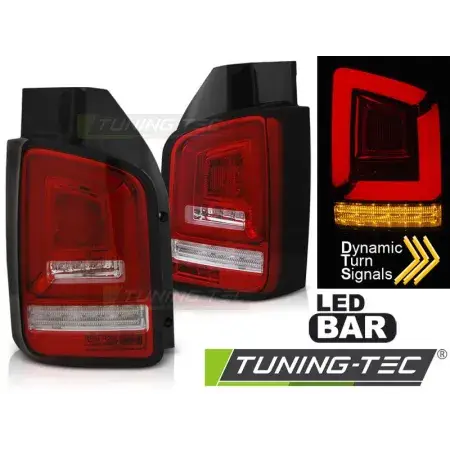 Dernière Chance Feux Arrière Barre LED SEQ Rouge Blanc VW T5 04.03-09