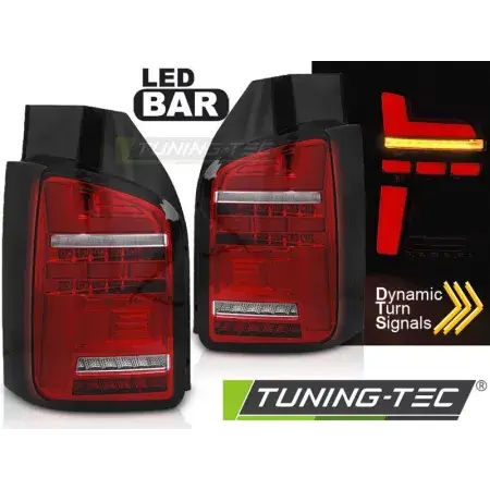Feux Arrière Barre LED SEQ Rouge Blanc VW T6.1 20- Ampoule OEM Prix Bas