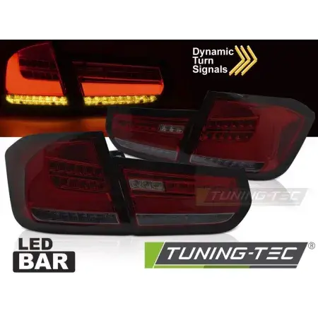 Haute Qualité Feux Arrière Barre LED SEQ Rouge Smoke BMW F30 11-15