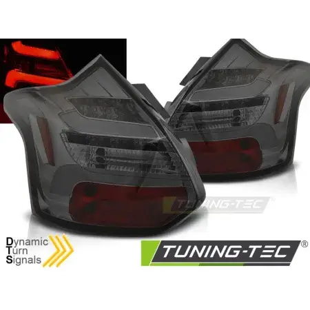 Feux Arrière Barre LED SEQ Smoke FORD FOCUS 3 11-10.14 HATCHBACK Produit De Marque