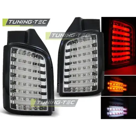 Offre Limitée Feux Arrière LED Chrome Noir VW T5 04.03-09 / 10-15