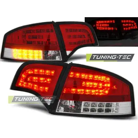 Prix Bas Feux Arrière LED Rouge Blanc AUDI A4 B7 11.04-03.08 SEDAN