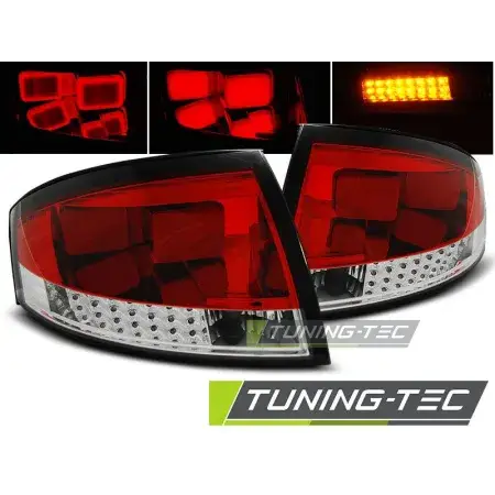 Livraison Express Feux Arrière LED Rouge Blanc AUDI TT 8N 99-06