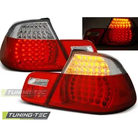 Pas Cher Feux Arrière LED Rouge Blanc BMW E46 04.99-03.03 Cabriolet