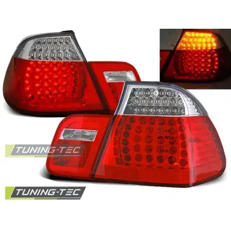 Marque Feux Arrière LED Rouge Blanc BMW E46 05.98-08.01 SEDAN