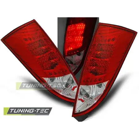 Feux Arrière LED Rouge Blanc FORD FOCUS MK1 10.98-10.04 HATCHBACK Bon Plan