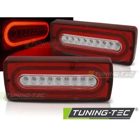 Bon Marché Feux Arrière LED Rouge Blanc MERCEDES W463 Classe G 90-12