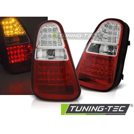 Feux Arrière LED Rouge Blanc MINI COOPER R50 /R52 /R53 04-06 Expédié Aujourd’hui