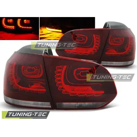 Vente Directe Feux Arrière LED Rouge Blanc VW GOLF 6 10.08-12