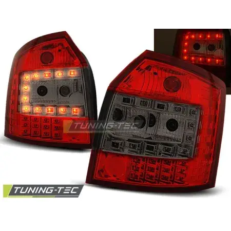 Nouveauté Feux Arrière LED Rouge Smoke AUDI A4 10.00-10.04 AVANT