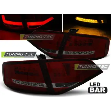 Feux Arrière LED Rouge Smoke AUDI A4 B8 08-11 Must-Have