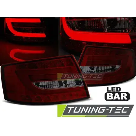 Feux Arrière LED Rouge Smoke AUDI A6 C6 SEDAN 04.04-08 7 Pin Produit De Marque