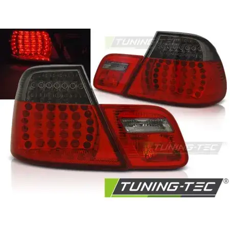 Dernier Modèle Feux Arrière LED Rouge Smoke BMW E46 04.03-06 Coupé