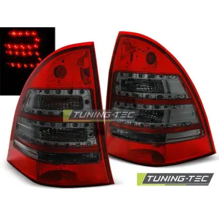 Prix Cassé Feux Arrière LED Rouge Smoke MERCEDES Classe C W203 KOMBI 00-07