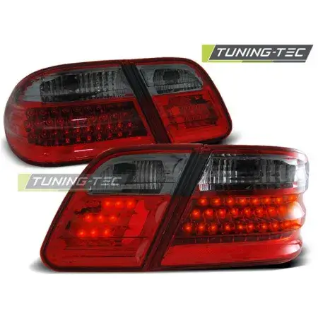 Feux Arrière LED Rouge Smoke MERCEDES W210 Classe E 95-03.02 Dernière Chance