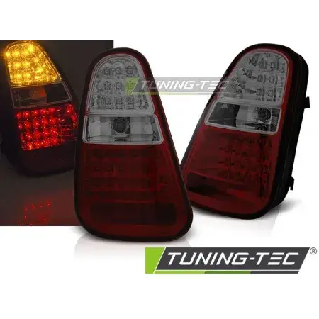 Feux Arrière LED Rouge Smoke MINI COOPER R50 / R52 / R53 04-06 Prix Promo