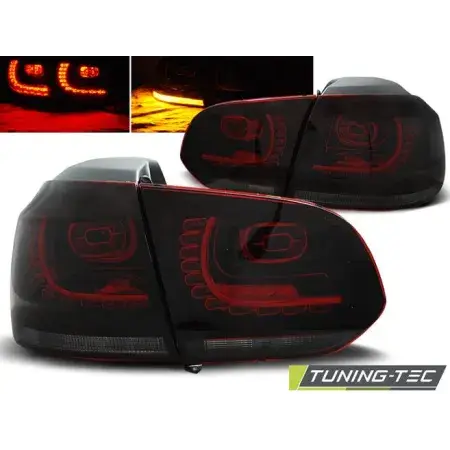 Feux Arrière LED Rouge Smoke VW GOLF 6 10.08-12 Achetez Aujourd’hui