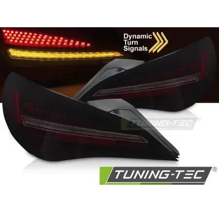 Feux Arrière LED SEQ Noir Rouge Smoke MERCEDES CLA C117 13-16 Ampoule OEM Certifié