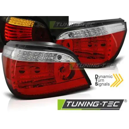 Feux Arrière LED SEQ Rouge Blanc BMW E60 07.03-07 Vente Directe