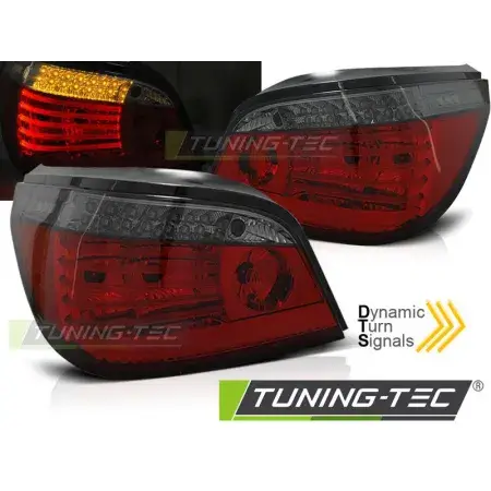 Expédition Rapide Feux Arrière LED SEQ Rouge Smoke BMW E60 LCI 03.07-12.09