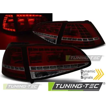 Vente Flash Feux Arrière LED SEQ Sport Rouge Smoke VW GOLF 7 13-17
