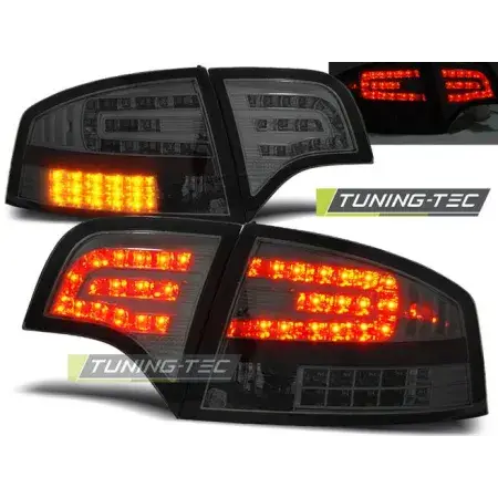 Jusqu’à Épuisement Des Stocks Feux Arrière LED Smoke AUDI A4 B7 11.04-03.08 SEDAN