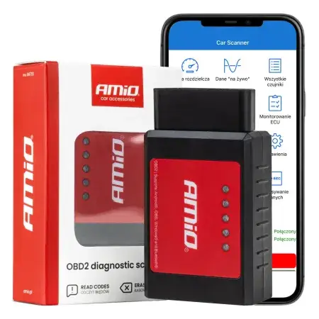 Commande En Gros Scanner OBD2 Diagnostic Auto BT XL AMiO-04733