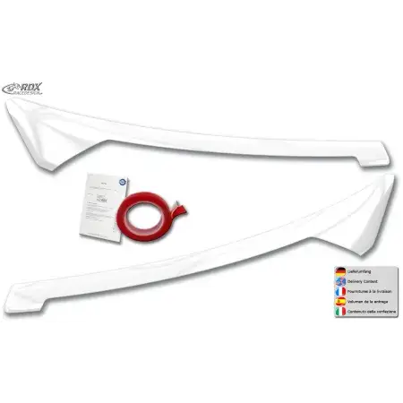 Offre Exclusive Paupières de phares RDX FORD Transit Courier & Tourneo Courier (N1P / N3P | 2024+) Blanc Brillant