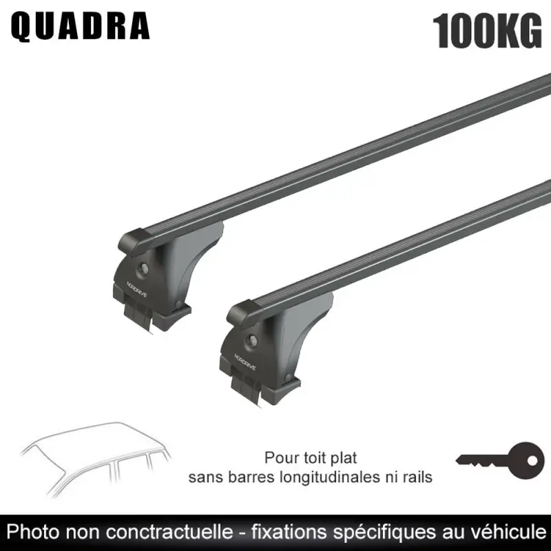 Seulement Aujourd’hui Barres acier pour Opel Astra K Sports Tourer 2016 à 2022.Profil creux